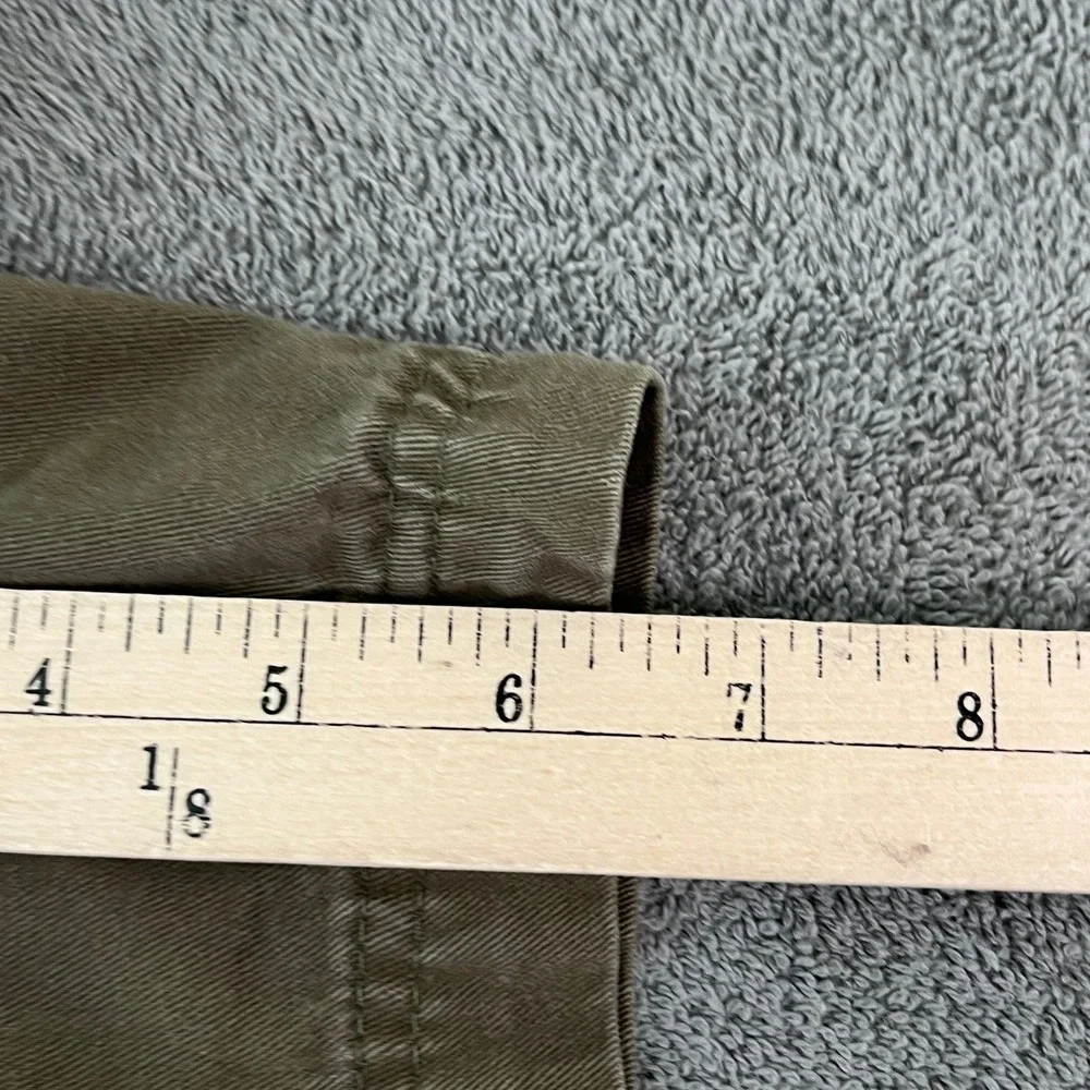 The North Face Cargo Shorts Mens Size 36 Long Green Denim Outdoor Hiking Pockets